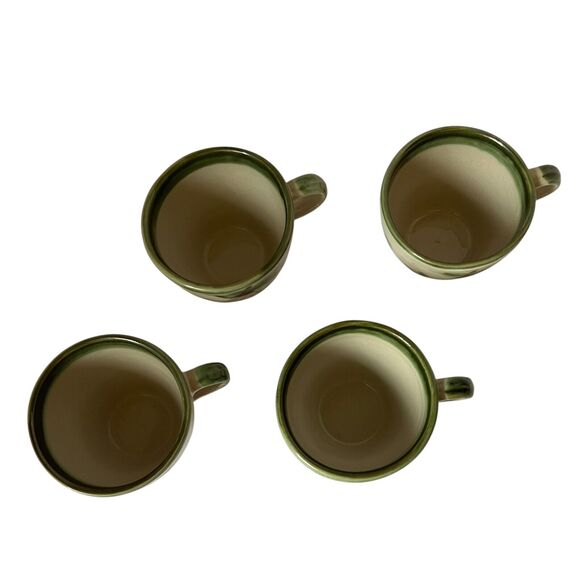 John B Taylor Louisville Stoneware Harvest Pear Mug Cup Set of 4 VTG Cottagecore - Picture 3 of 10